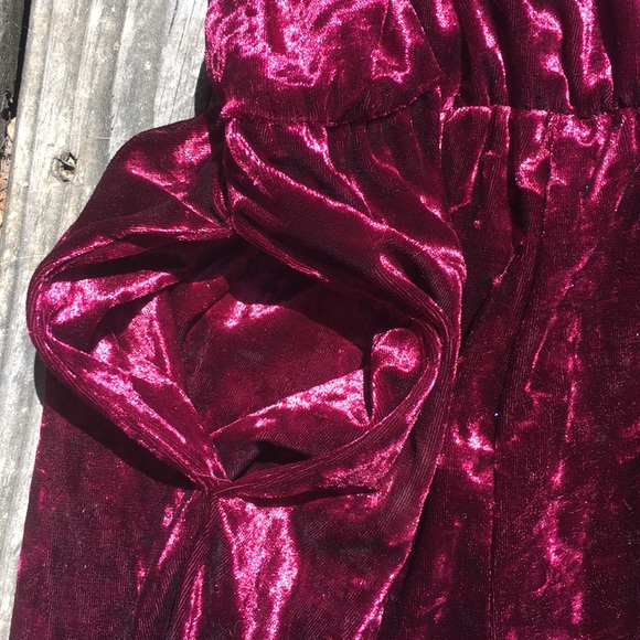 Xhilaration Velvet Jumpsuit - Picture 7 of 11